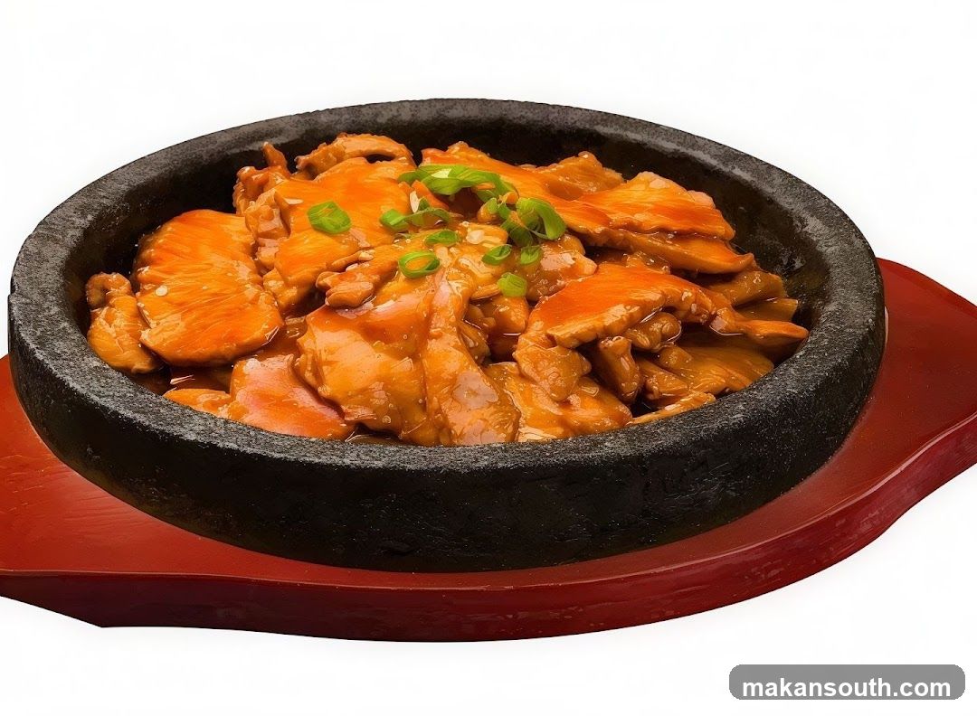 Sizzling Chicken Dish