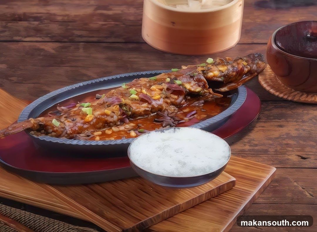 Braised Fish with Rice