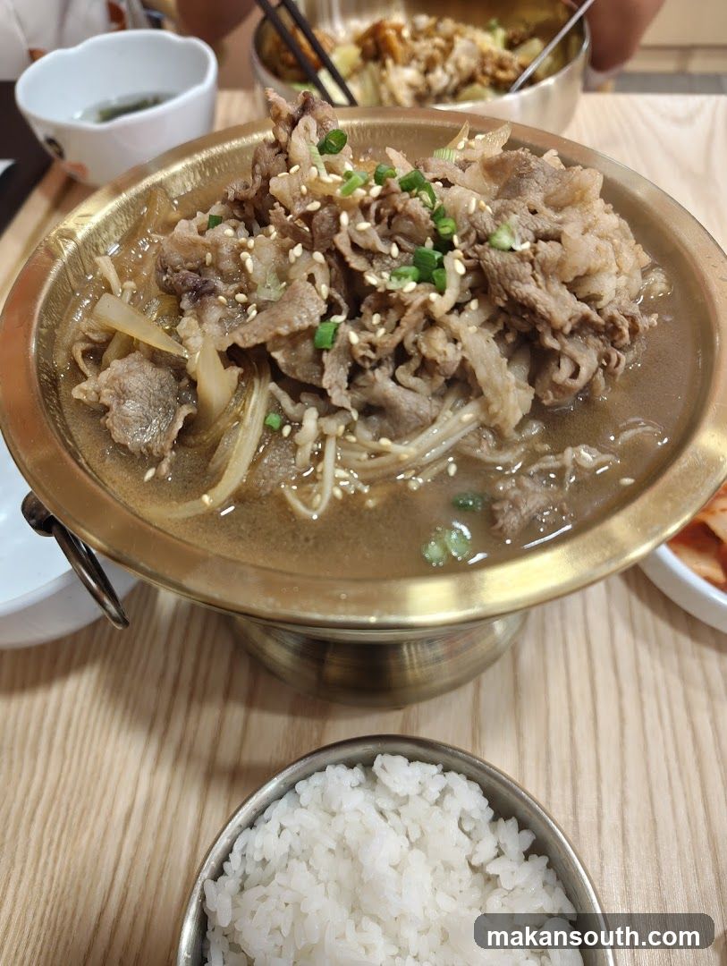 Korean Beef and Mushroom Stew