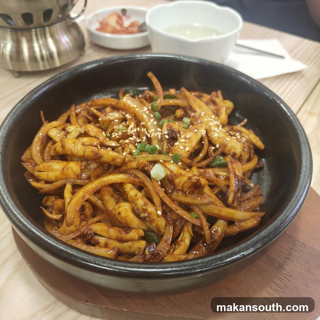 Spicy Stir-Fried Squid