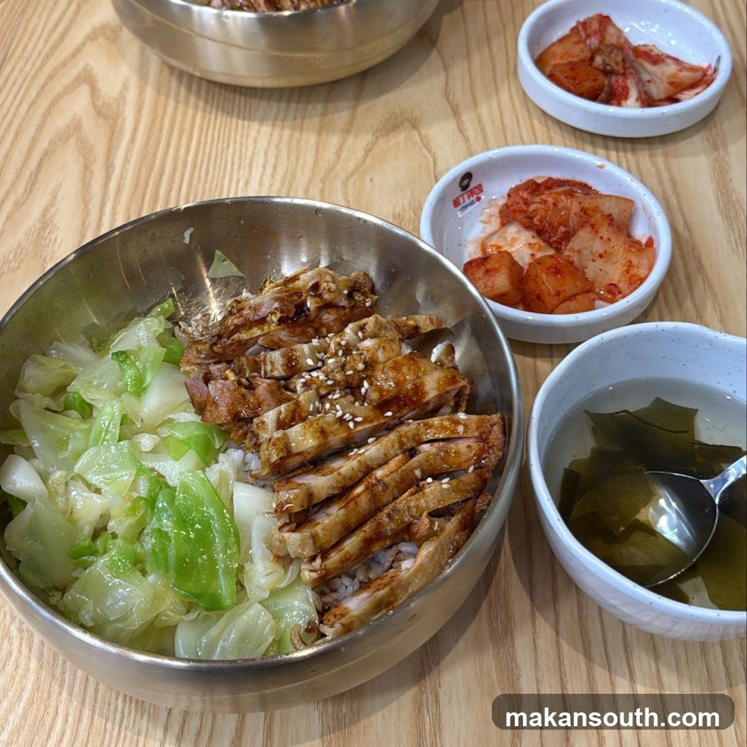 Chicken and Cabbage Rice Bowl