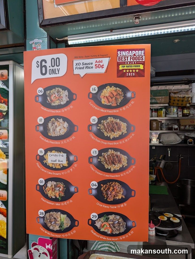 Singapore Best Foods Menu