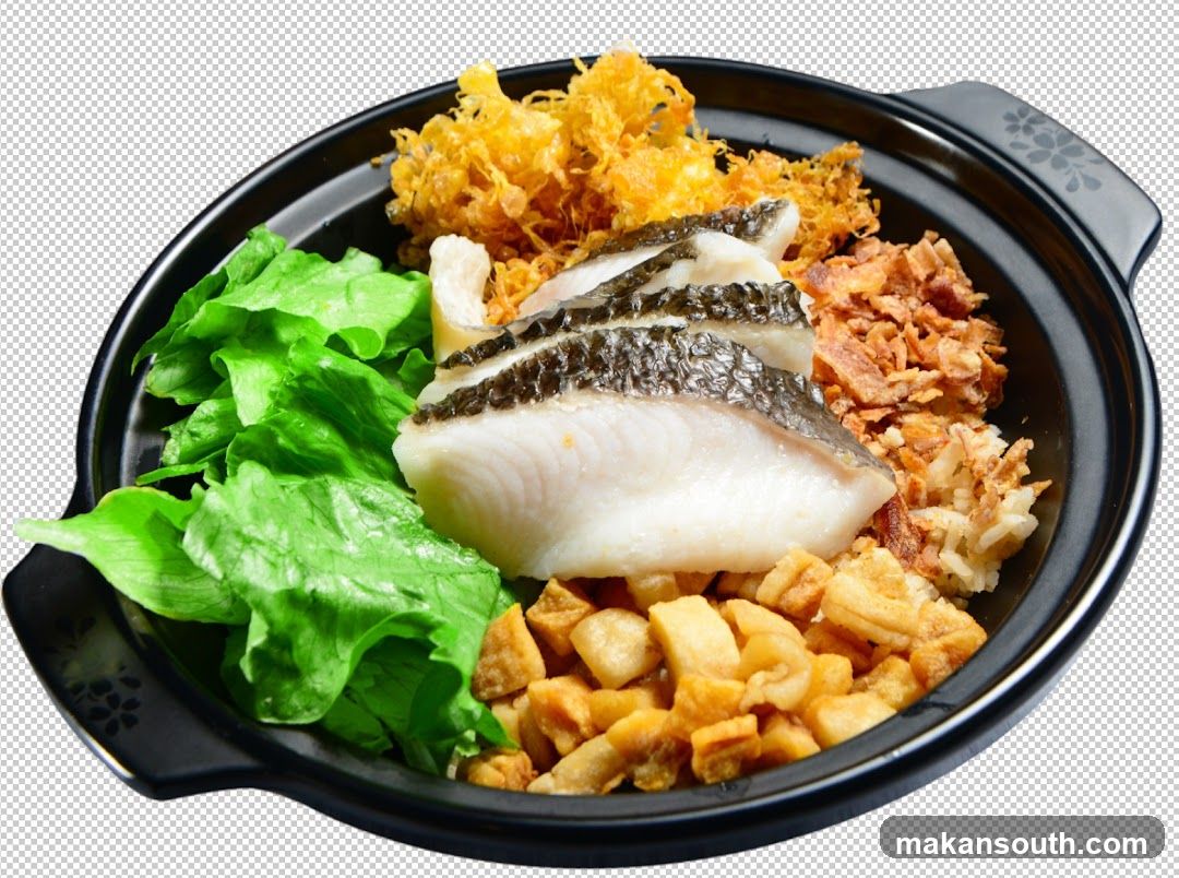 Fish dish with rice and vegetables
