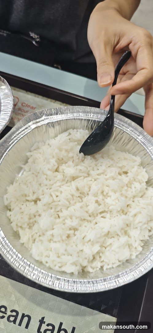 Rice in a Foil Container