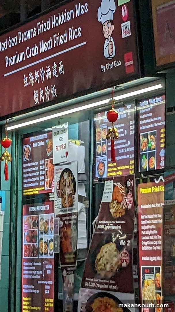 Red Sea Prawns Fried Hokkien Mee & Premium Crab Meat Fried Rice