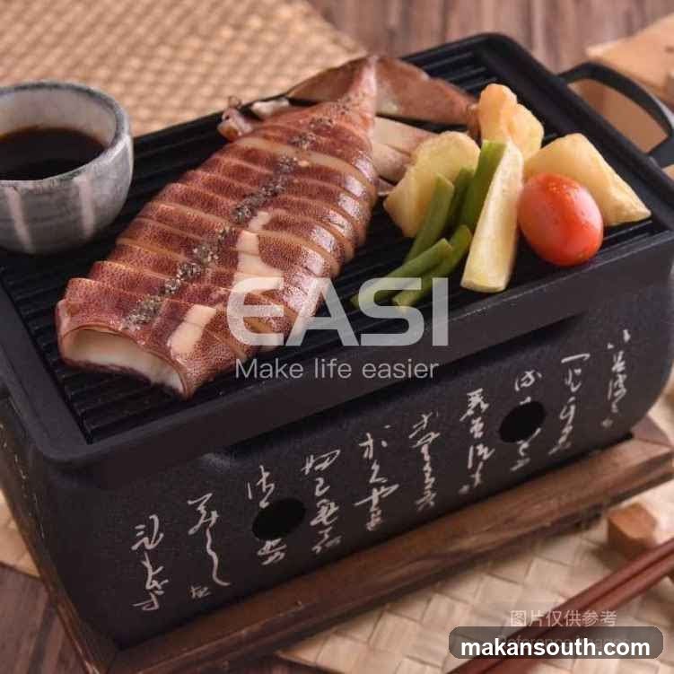 Grilled Squid with Vegetables