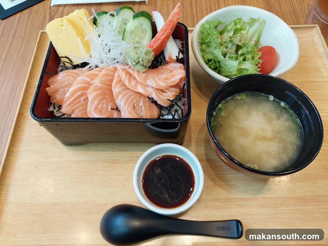 Salmon Sashimi Donburi