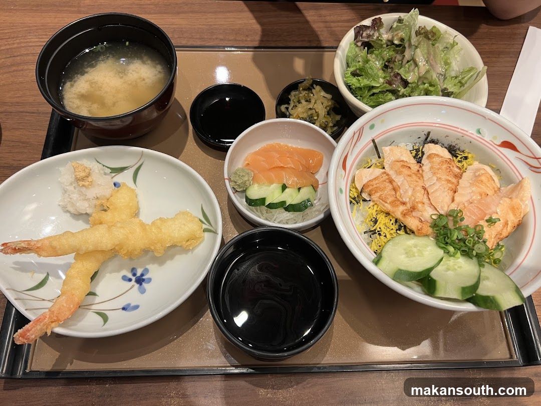 Salmon Donburi Set