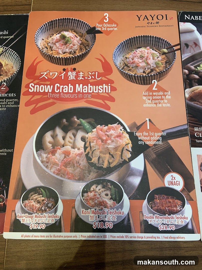 Snow Crab Mabushi