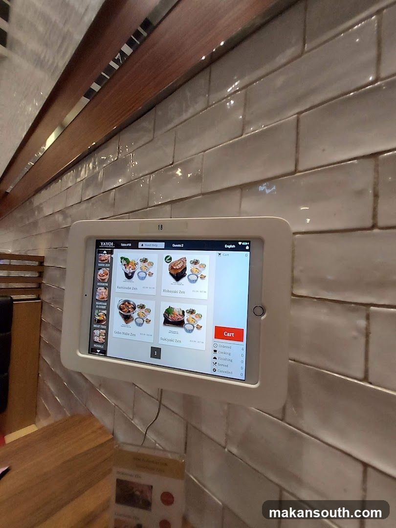 Digital Menu Display