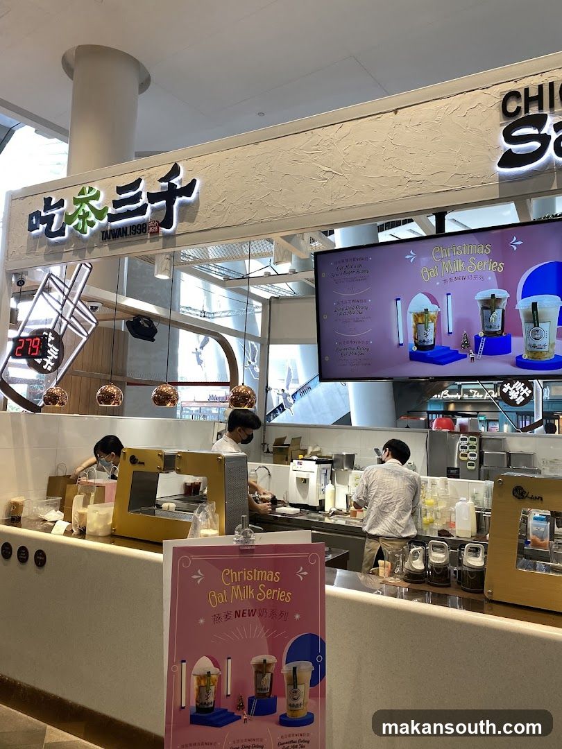 Bubble Tea Shop Counter