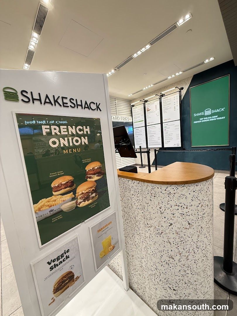 Shake Shack French Onion Menu Display