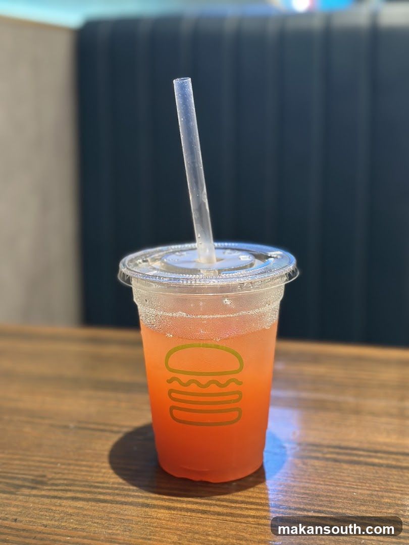 Pink Drink with Straw
