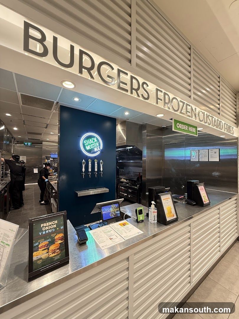Burger Restaurant Counter