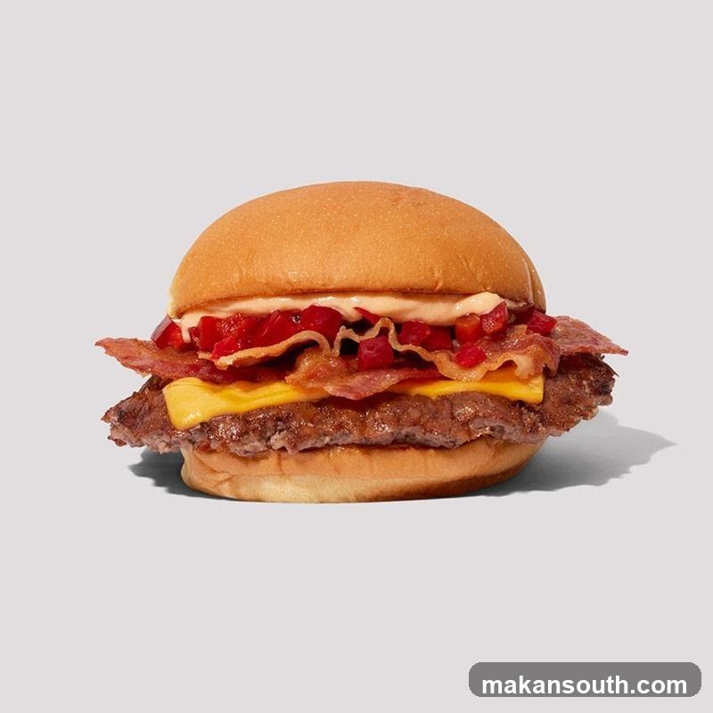 Burger with Bacon and Cheese