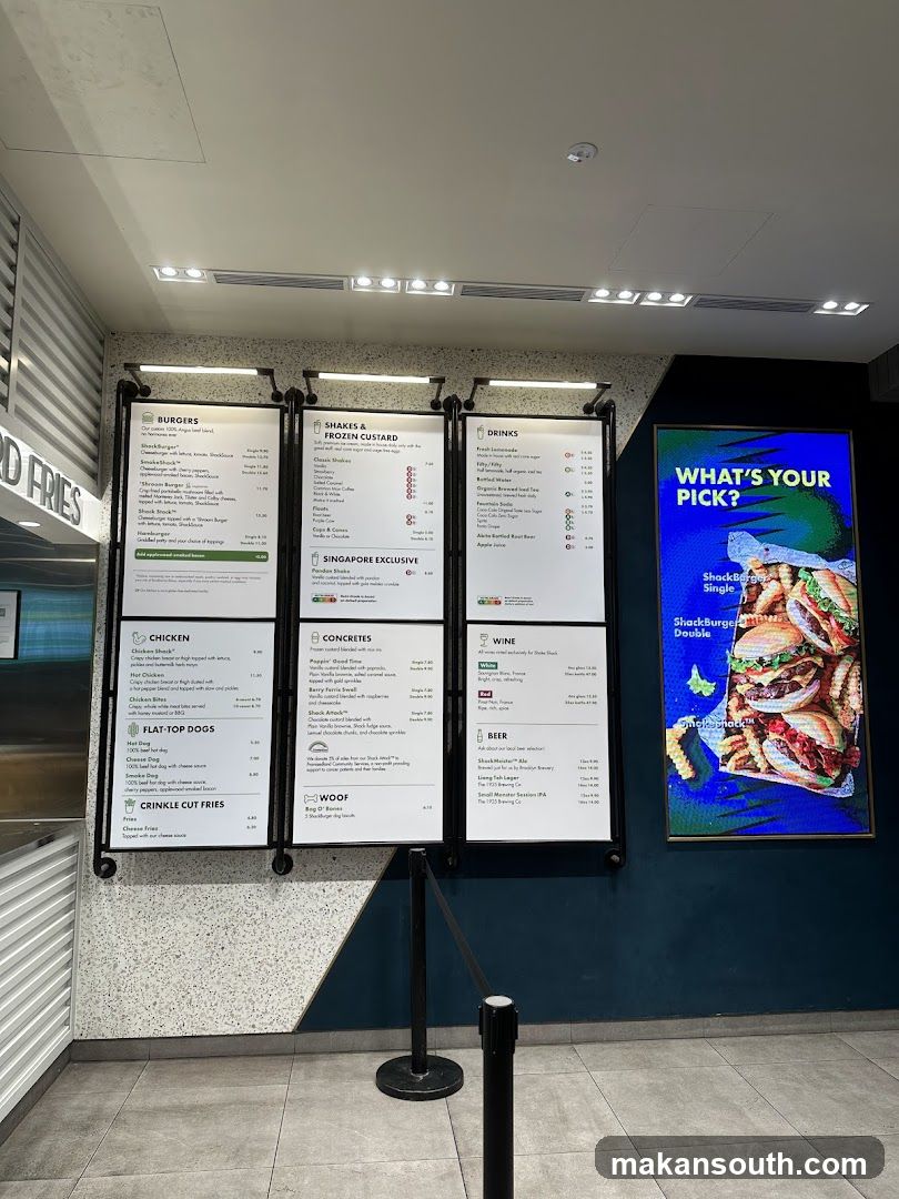 Shake Shack Menu