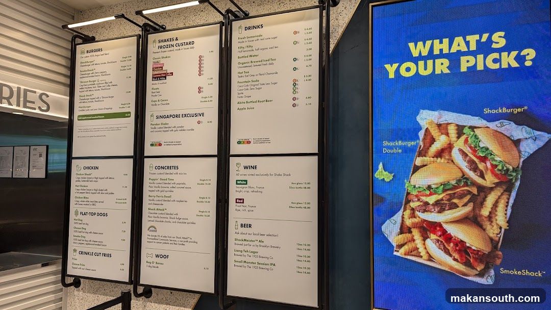 Shake Shack Menu