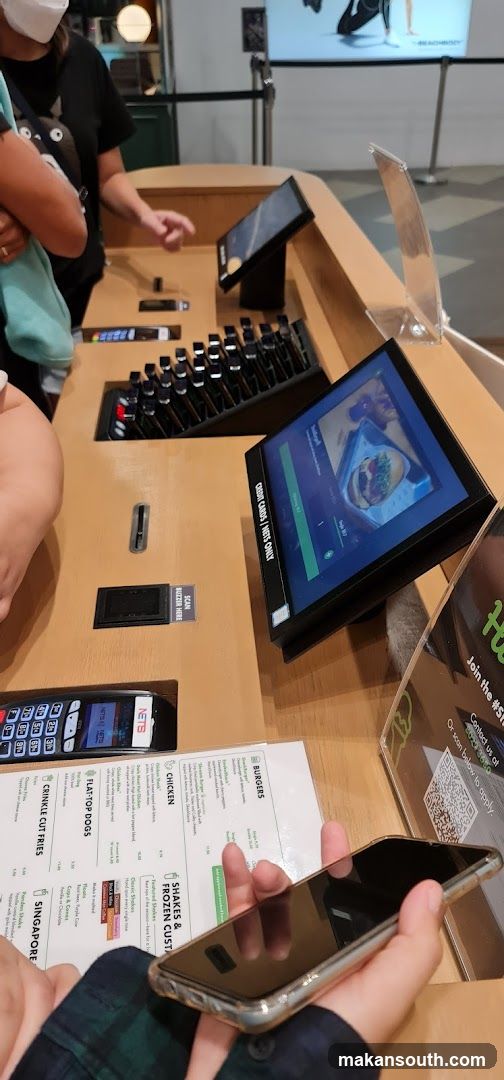 Self-service ordering counter
