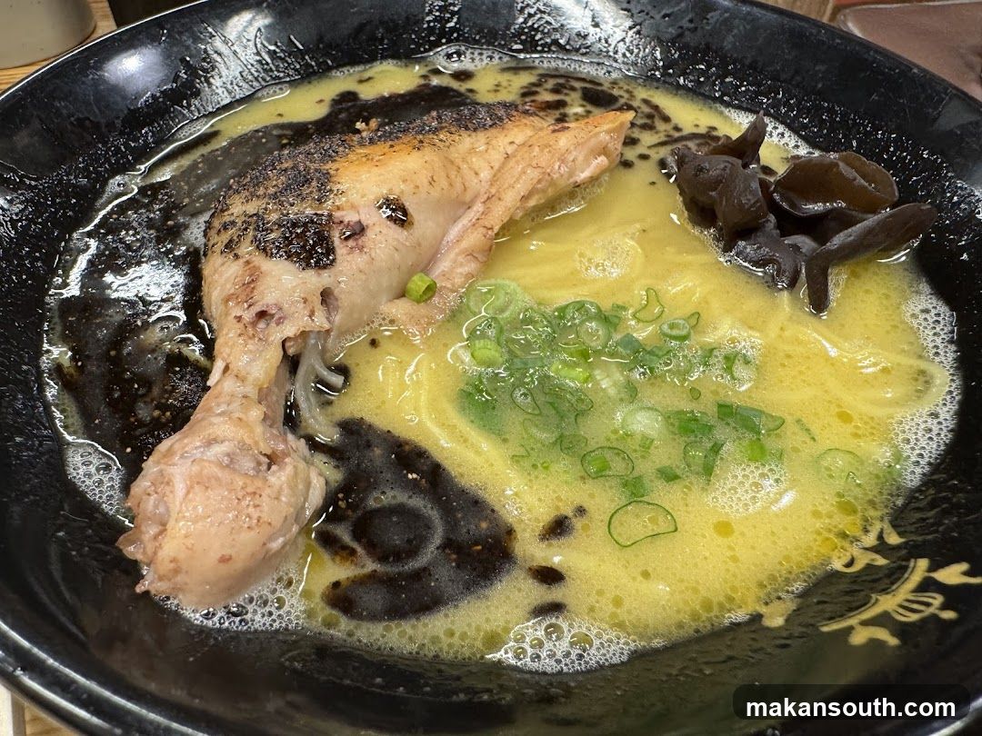 Ramen with Chicken and Mushrooms
