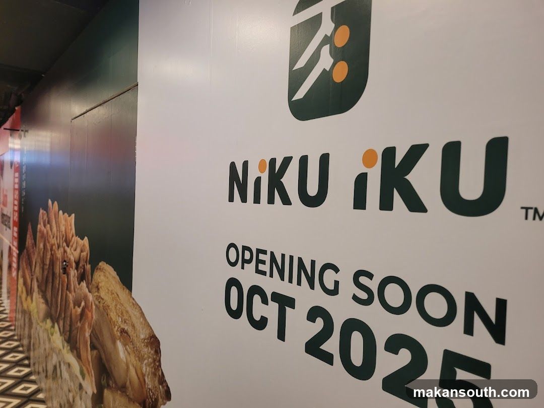 Niku Iku Opening Soon Sign