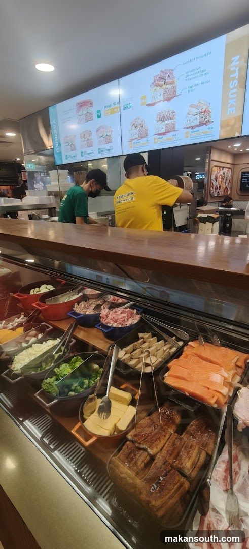 Food Display and Staff