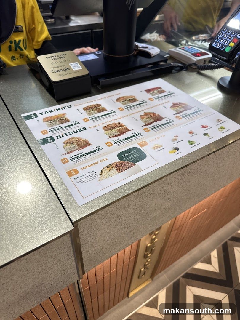 YAKINIKU NITSUIKE Menu