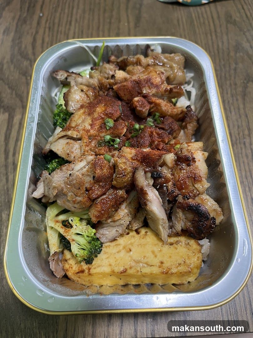 Grilled Chicken and Tofu Bento
