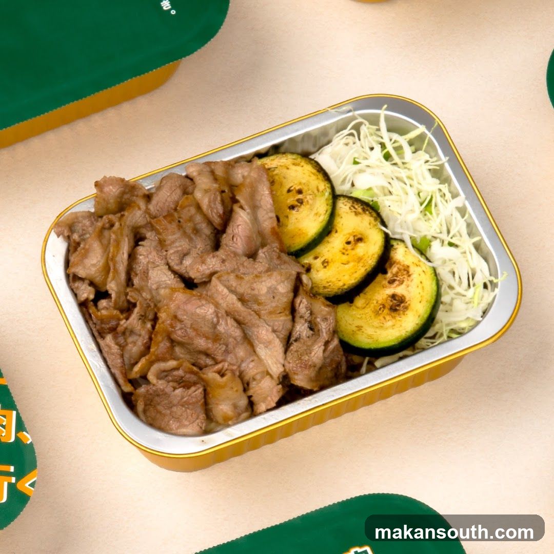 Beef and Zucchini Bento Box