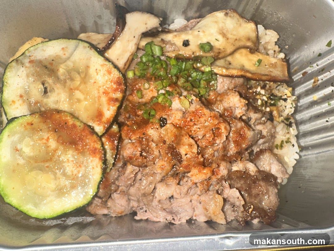Beef and Vegetable Rice Bowl