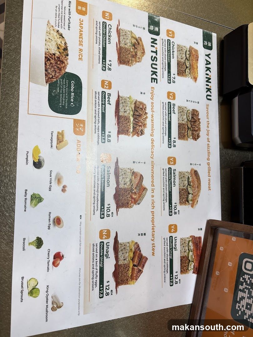 YAKINIKU & NITSUKE Menu