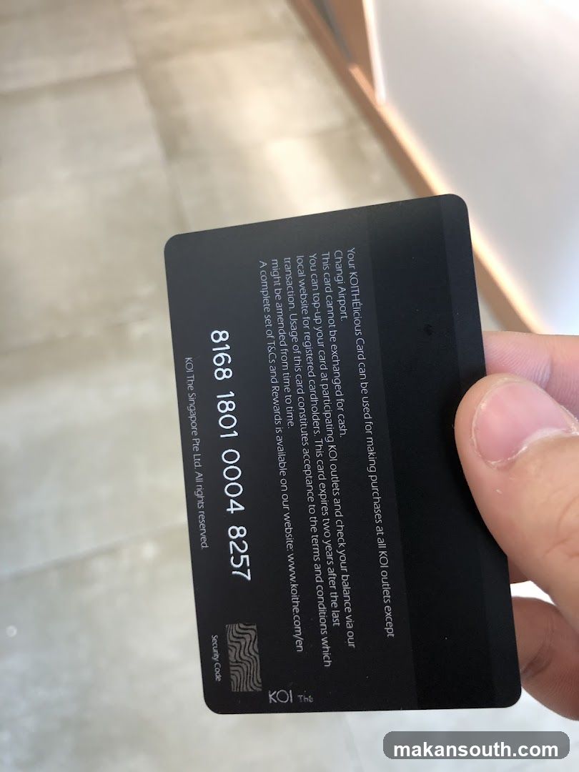 KOI The Membership Card