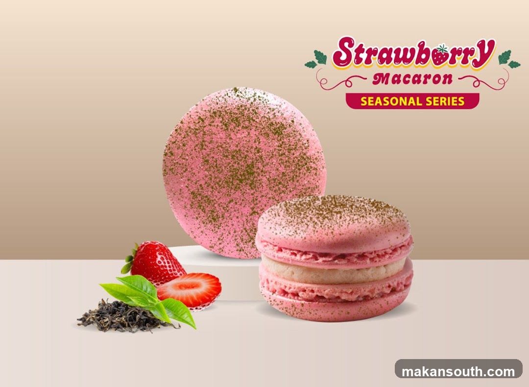 Strawberry Macaron