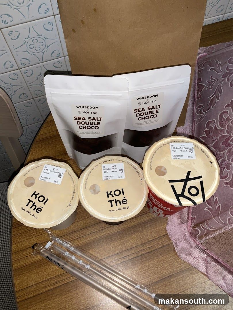 KOI Thé and Whiskdom Products