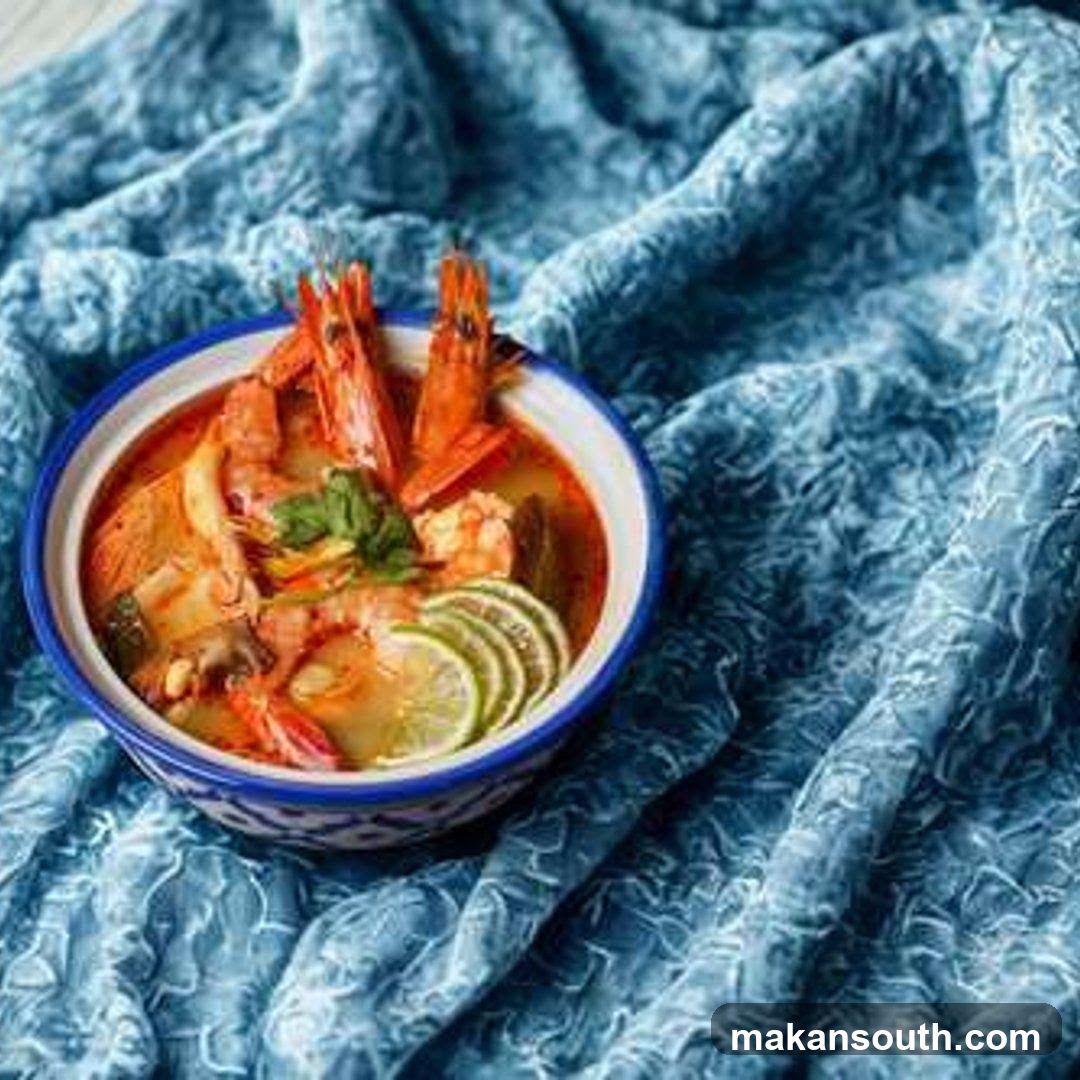 Tom Yum Soup with Shrimp