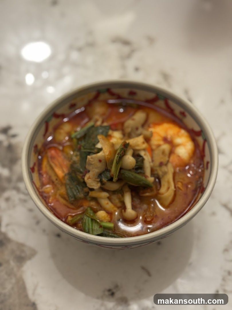 Bowl of Tom Yum Soup