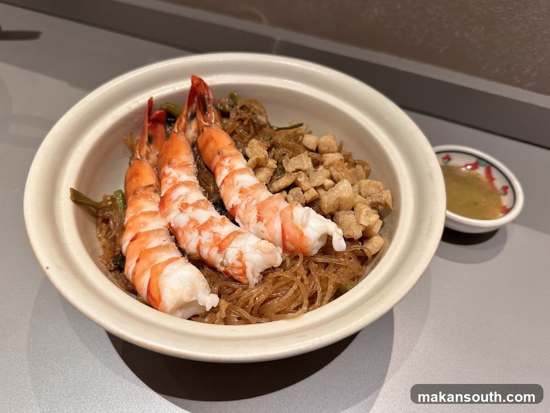 Shrimp and Glass Noodle Dish