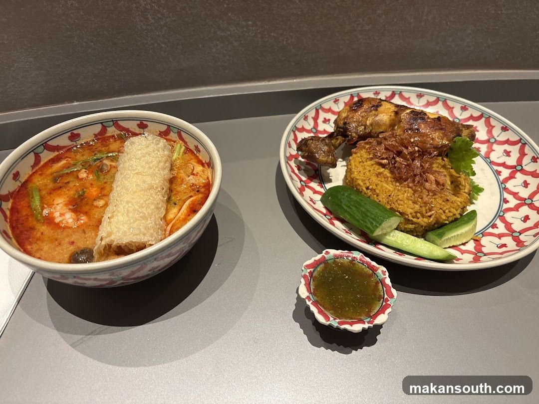 Laksa and Chicken Rice