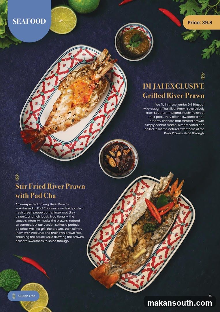 Seafood Menu