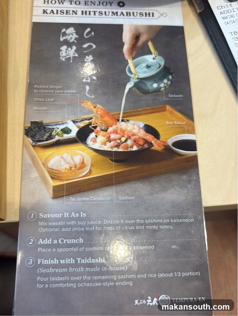 How to Enjoy Kaisen Hitsumabushi