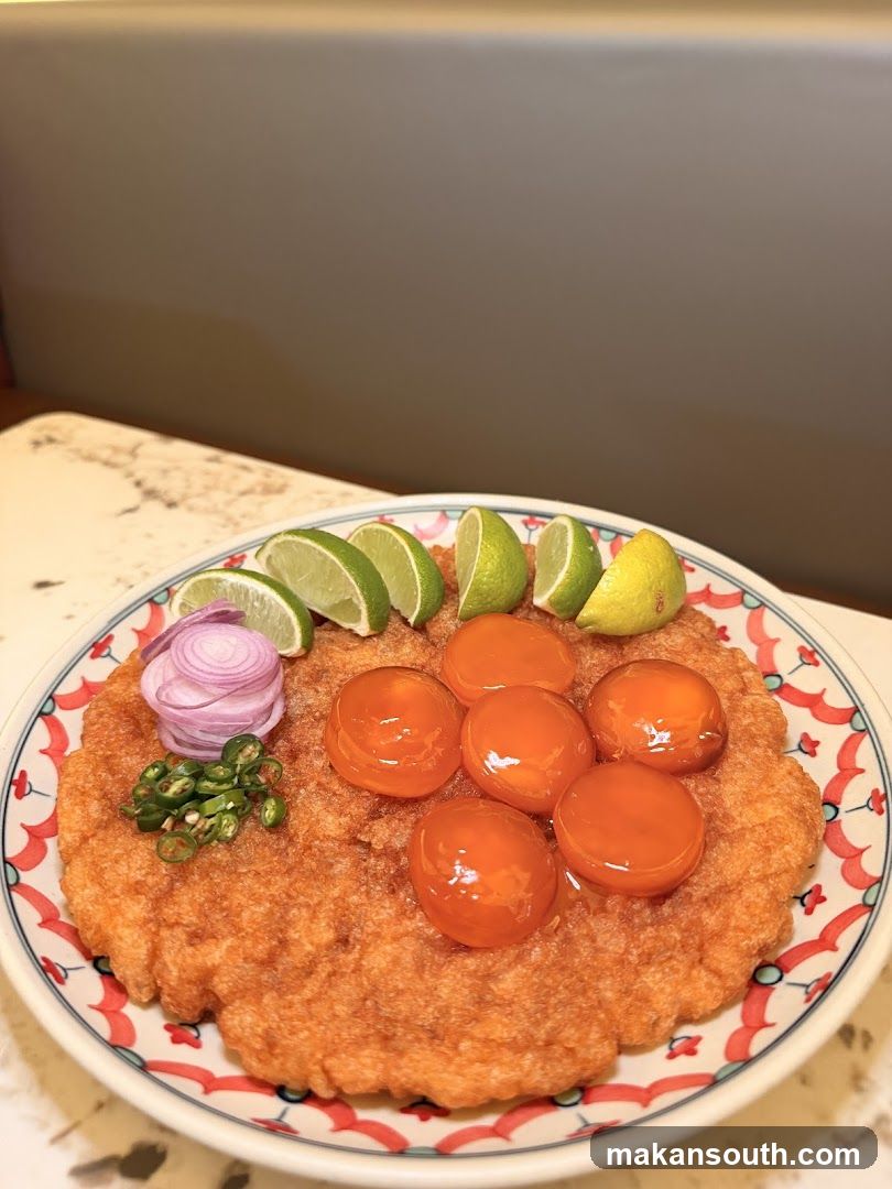 Omelet with Salted Egg Yolks