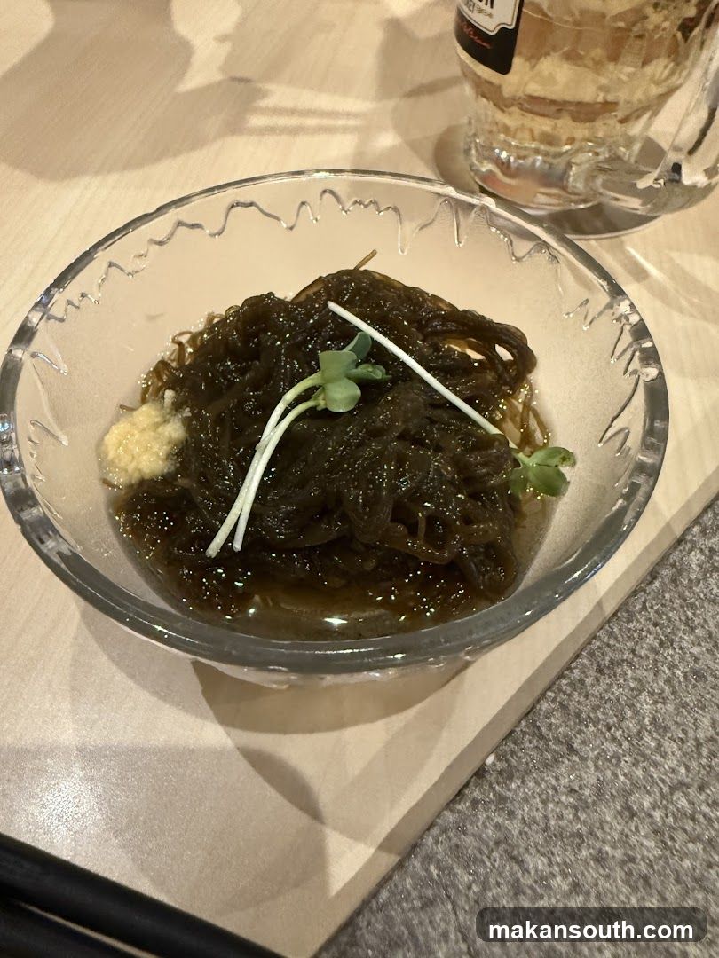 Seaweed Salad with Garnish
