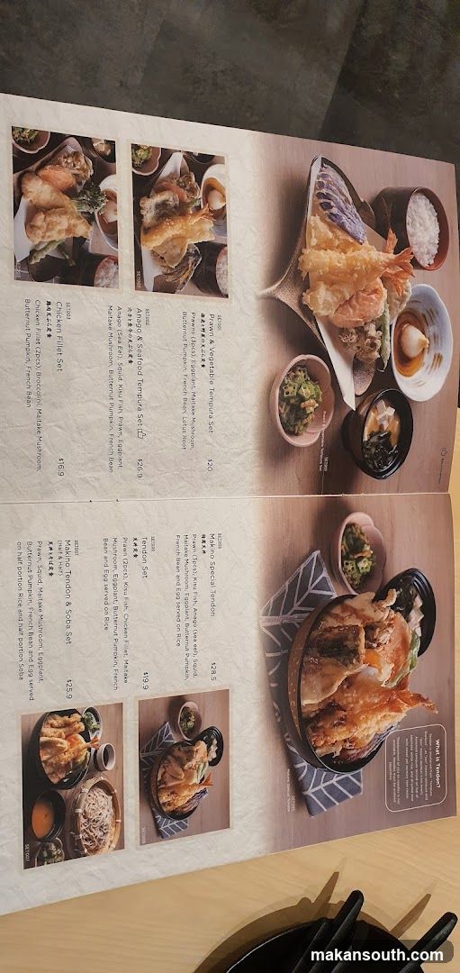 Japanese Food Menu