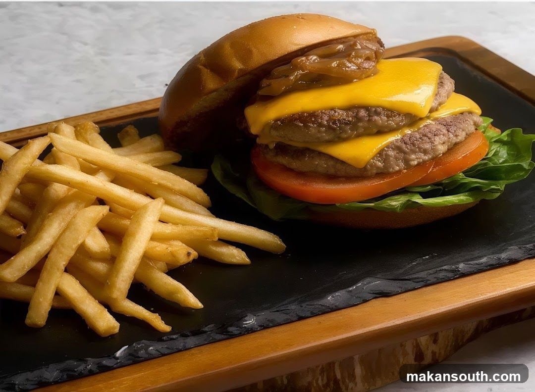 Double Cheeseburger with Fries