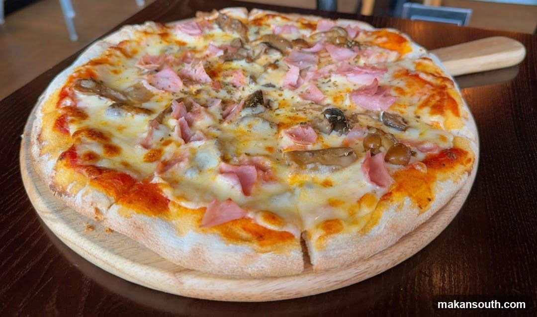 Ham and Mushroom Pizza