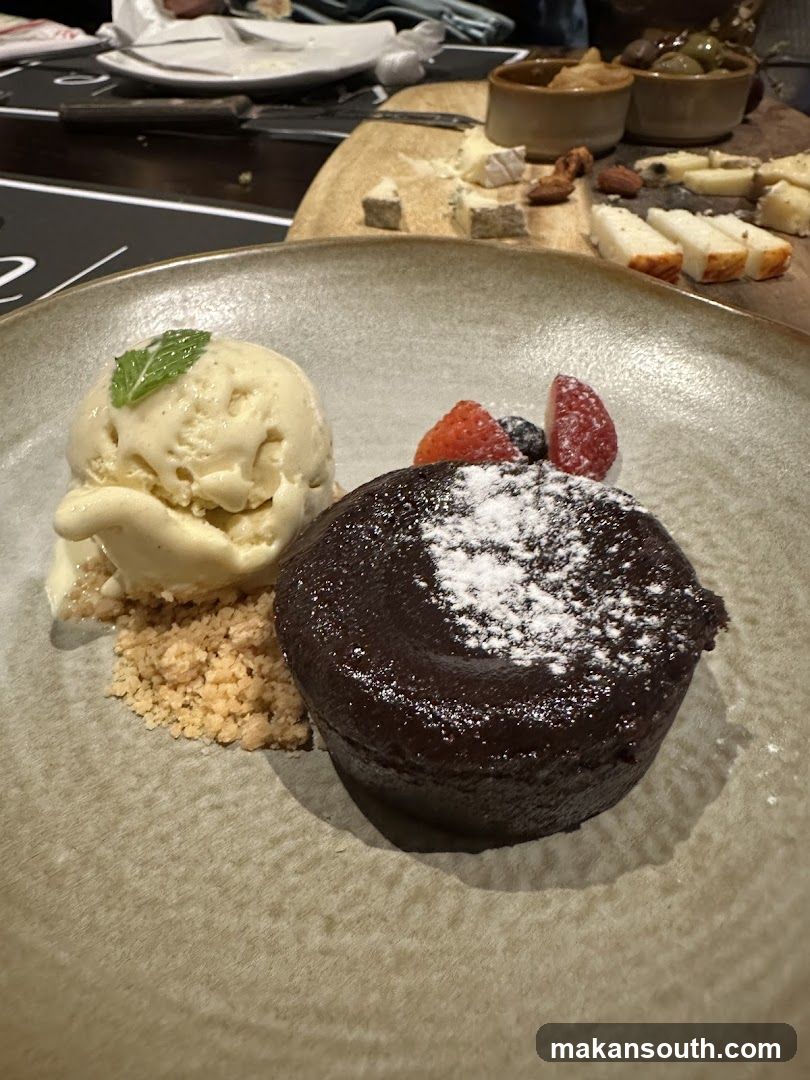 Chocolate Lava Cake with Ice Cream