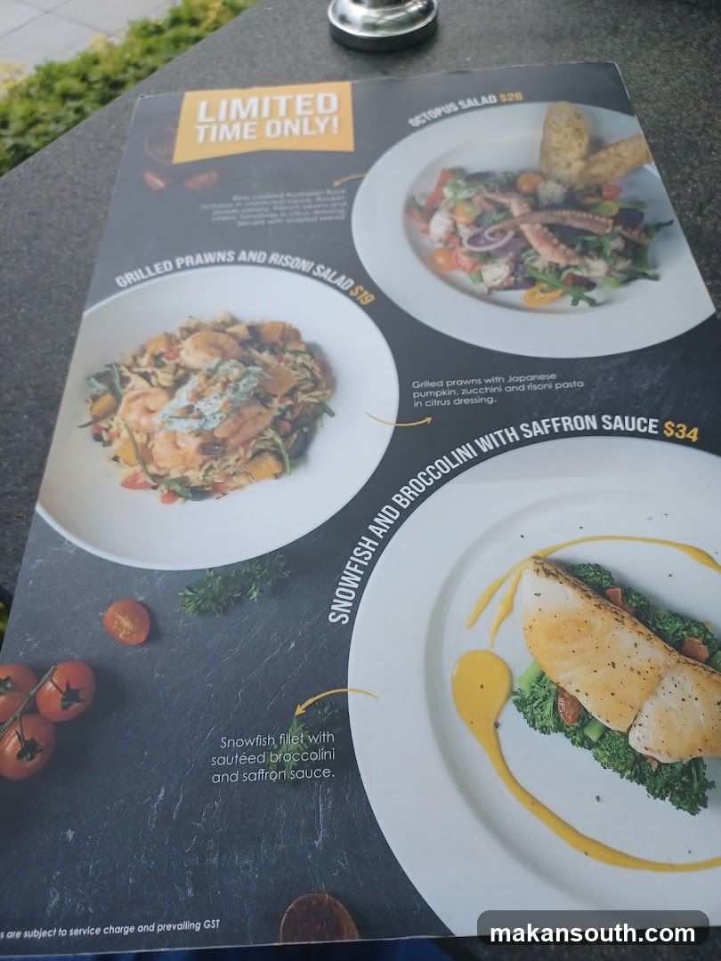 Limited Time Only Menu