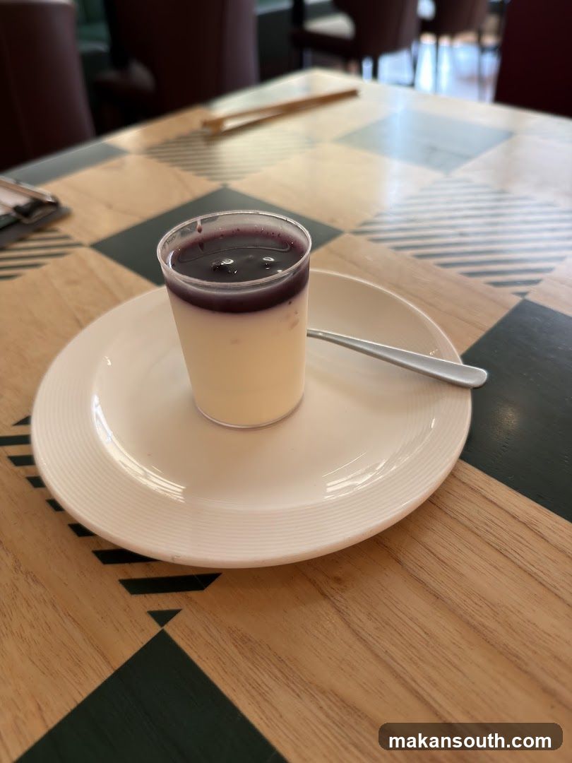 Dessert on a plate