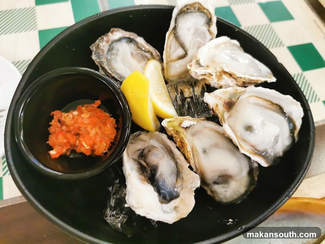 Oysters with Lemon and Chili Relish