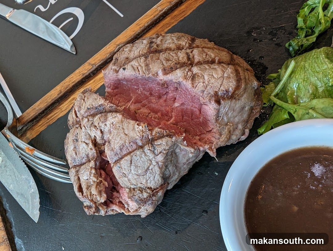 Grilled Steak with Sauce