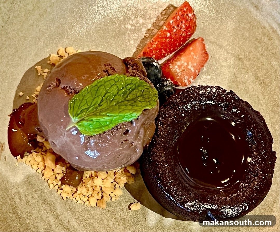 Chocolate Lava Cake with Ice Cream